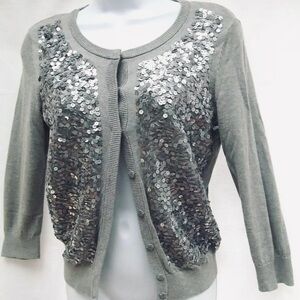 NWT Talbots Sequin Cardigan Sweater Women’s Size XP Petites